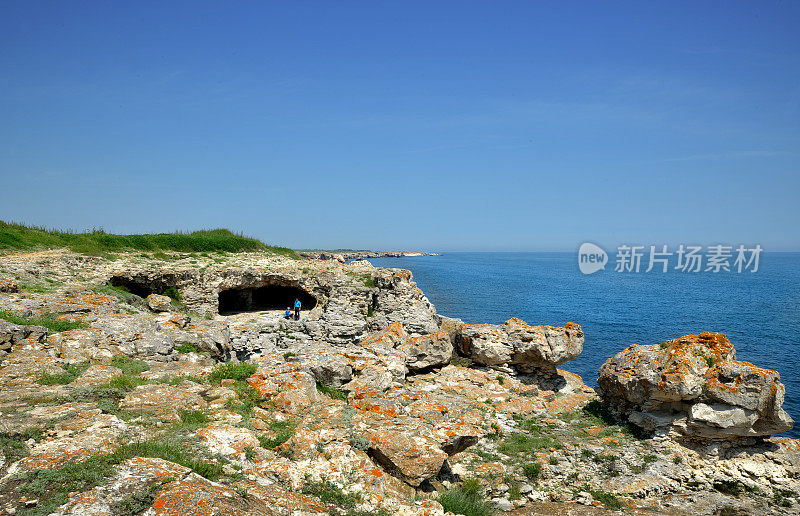 黑海岩石海岸