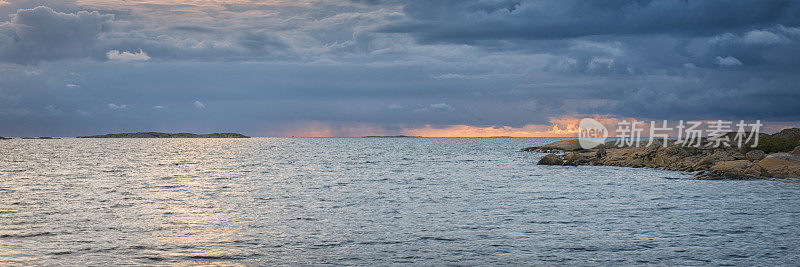 卡特加特海日落全景