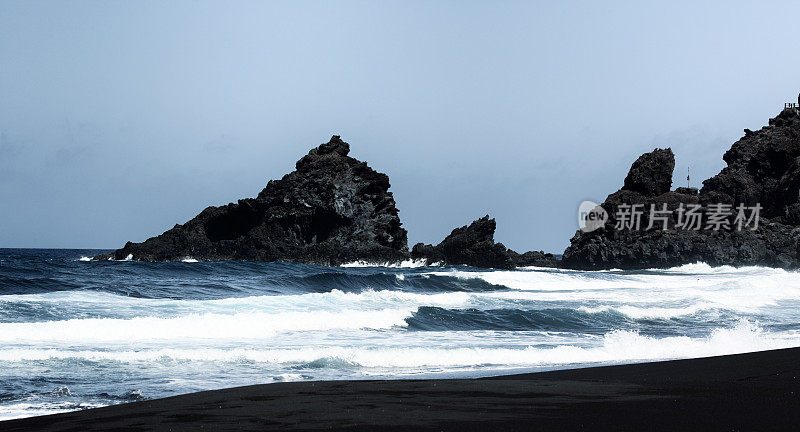 海,岩石,海滩