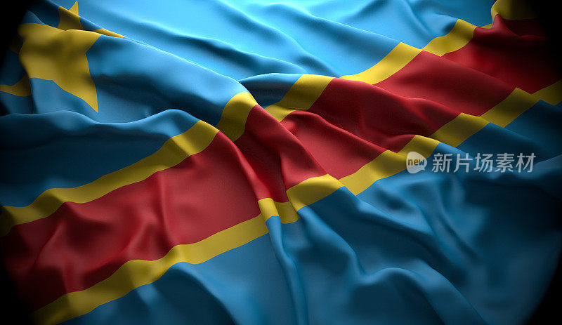 刚果民主共和国金沙萨国家官方国旗
