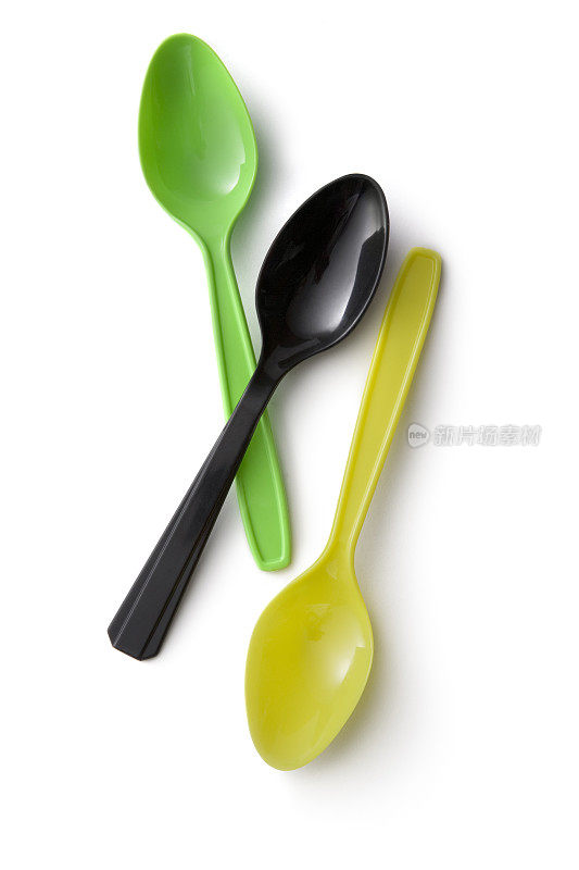 厨房用具:汤匙、塑料