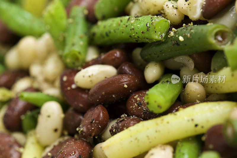 素豆沙拉特写