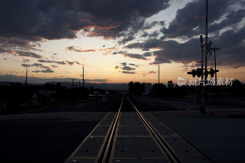 日落铁路过境，科罗拉多州