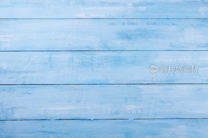 蓝色木质背景，高分辨率。拷贝空间
