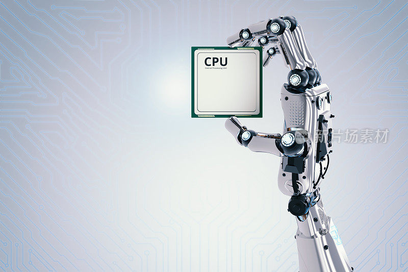 机器人手持CPU芯片