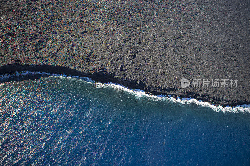 夏威夷熔岩与海洋