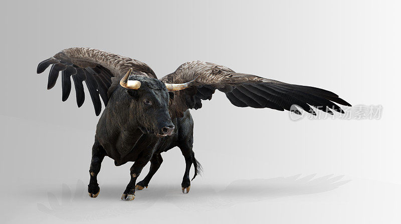 神话有翼的公牛。