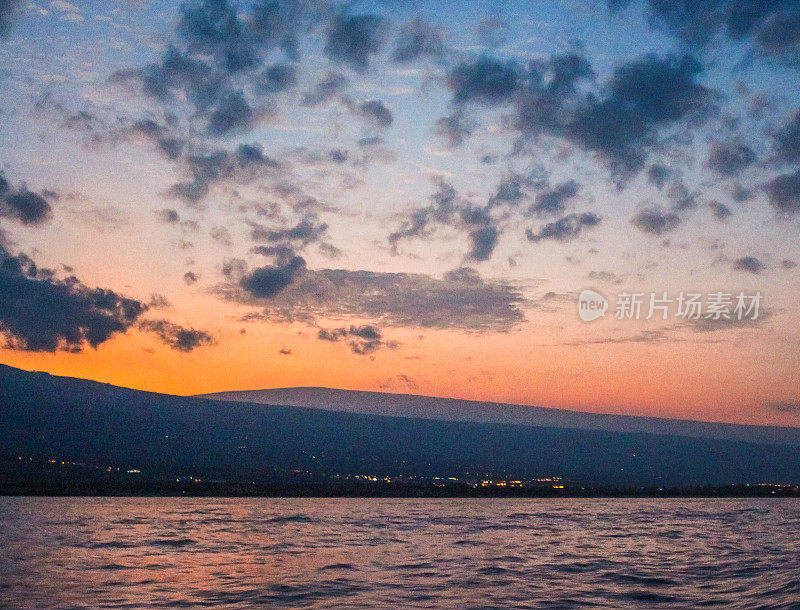 夕阳山夏威夷