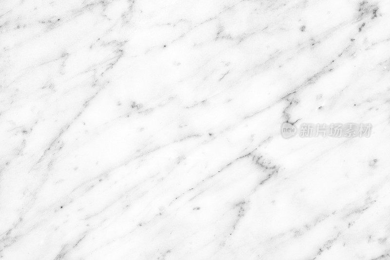 白色卡拉拉大理石自然光表面浴室或厨房台面