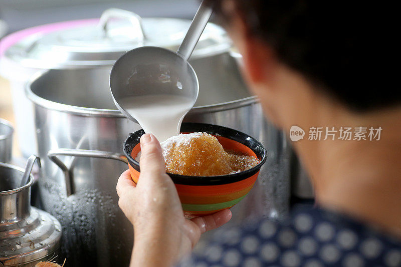 马来西亚街头食物-刨冰混合