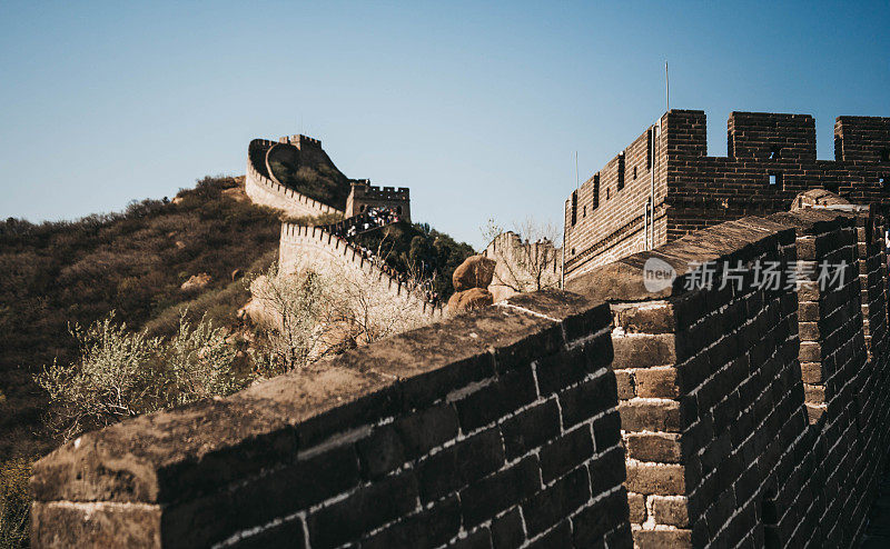 长城中国旅游风景摄影晨景