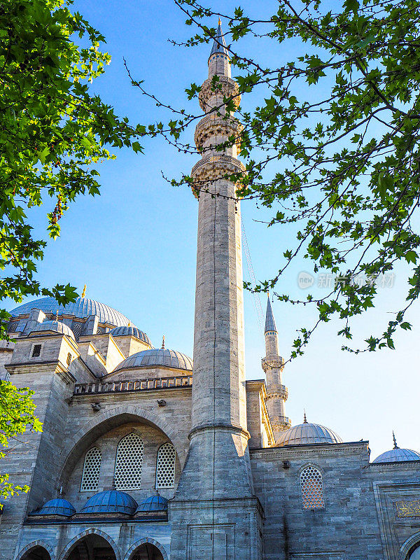 Süleymaniye清真寺，土耳其伊斯坦布尔