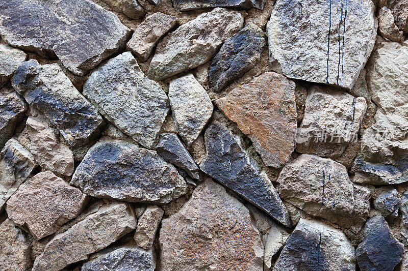 石头构造墙纹理背景