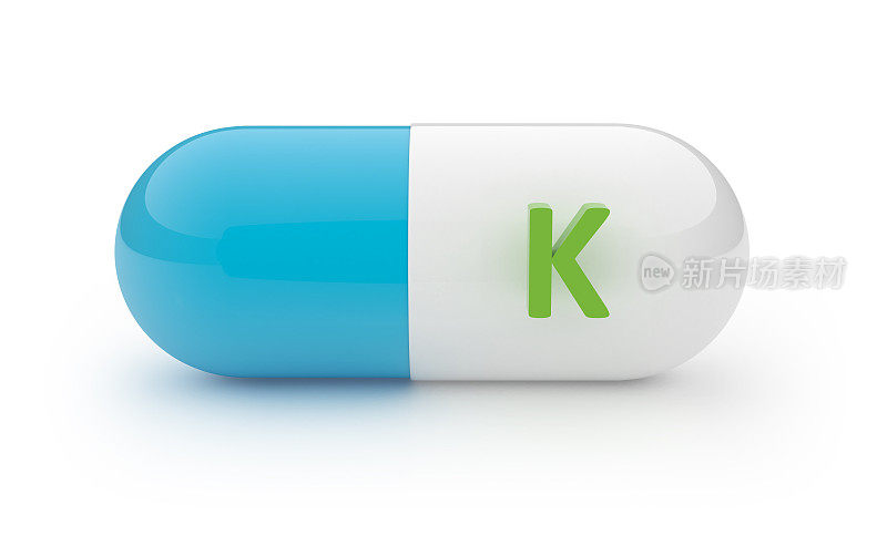 3d药丸-维生素K概念