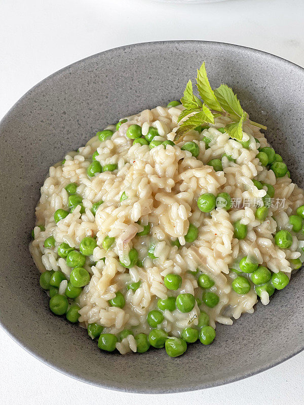 青豆烩饭