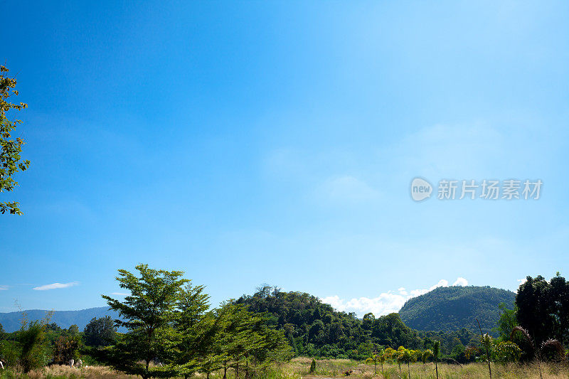 在考艾的白庄风景明媚的早晨