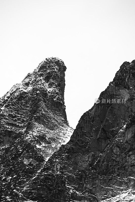 接近约顿海门国家公园的Falketind山峰