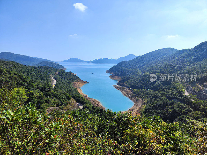 香港西贡东郊野公园的高岛水塘