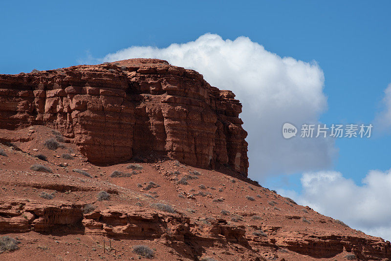 美国西部靠近杜布瓦的怀俄明州的岩石极端景观