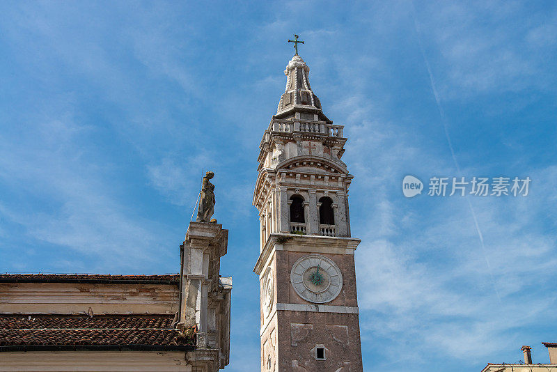 意大利威尼斯的钟楼。