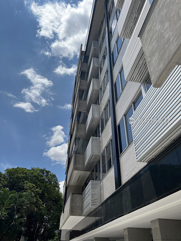 典型的巴西利亚住宅公寓楼