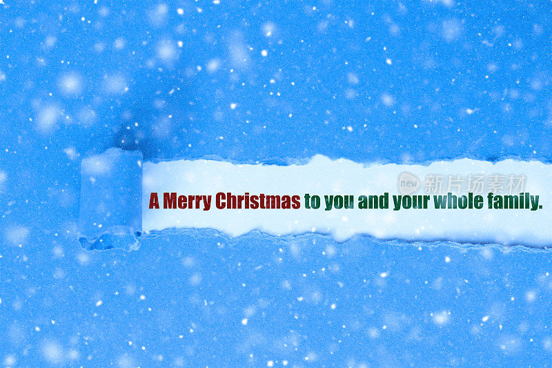 祝您及全家圣诞快乐。