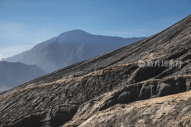 印度尼西亚东爪哇岛的布罗莫火山口