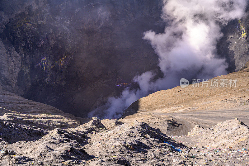 印度尼西亚的布罗莫火山口