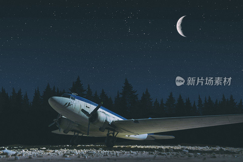 DC-3型号达科他的夜晚