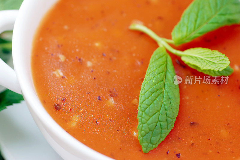 番茄薄荷汤