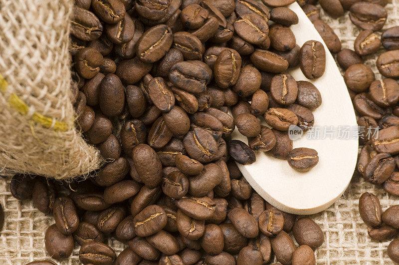 麻袋咖啡豆