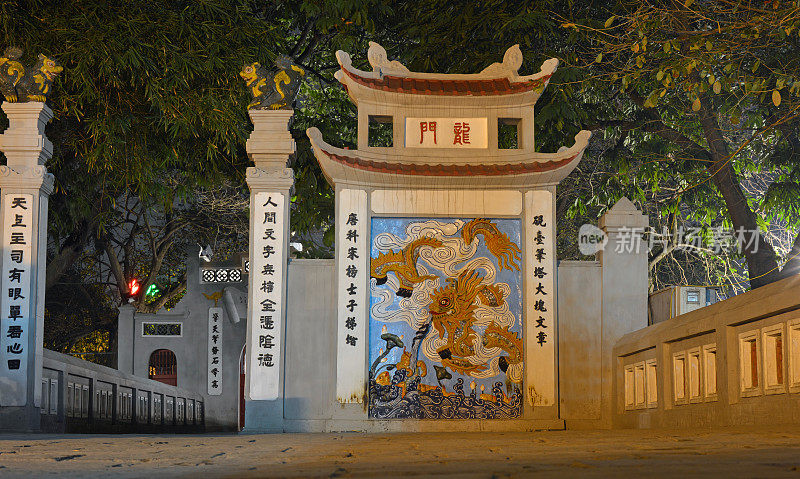 寺庙大门，河内，越南