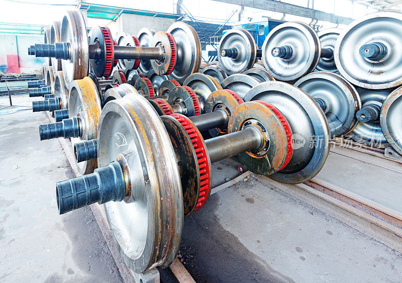 重工业工厂，生产钢质火车车轮
