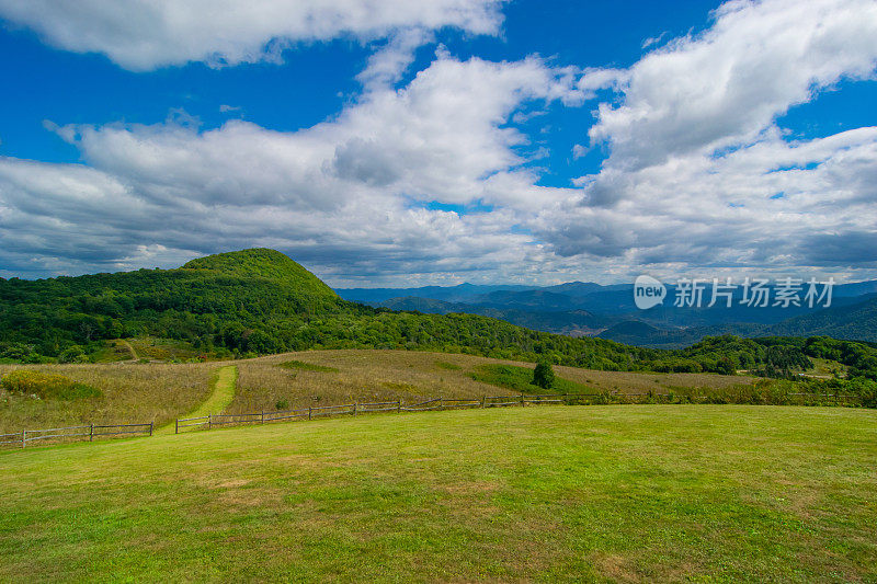 阿巴拉契亚山脉的秃山