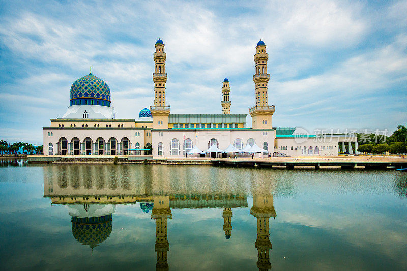 马来西亚的Kinabalu市mosque