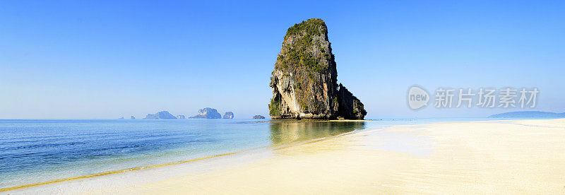 泰国拉伊海滩全景