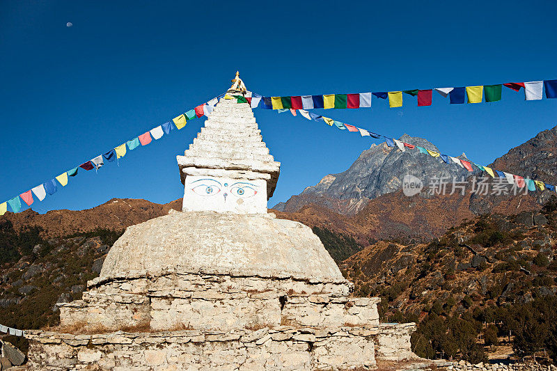 喜马拉雅山脉的风景