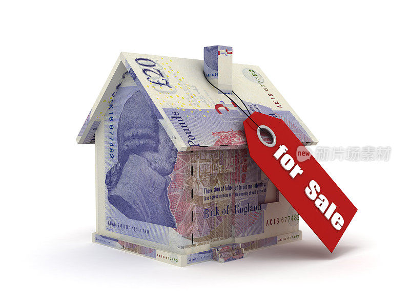 英国磅房屋房地产价格抵押