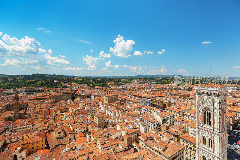 佛罗伦萨和圣母玛利亚教堂全景图