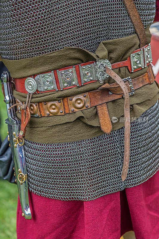 罗马士兵服装的细节