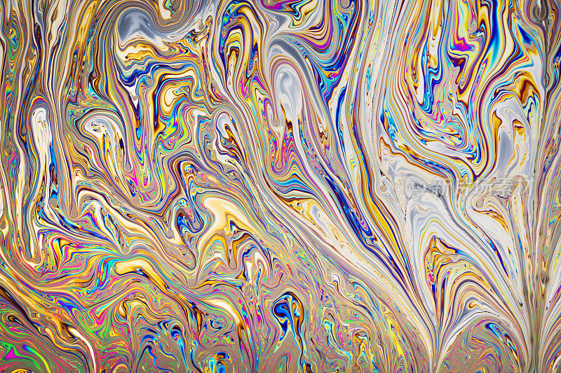 肥皂泡抽象背景
