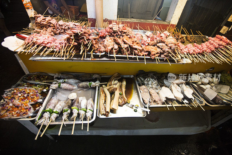 菲律宾的街头小吃——烤肉串