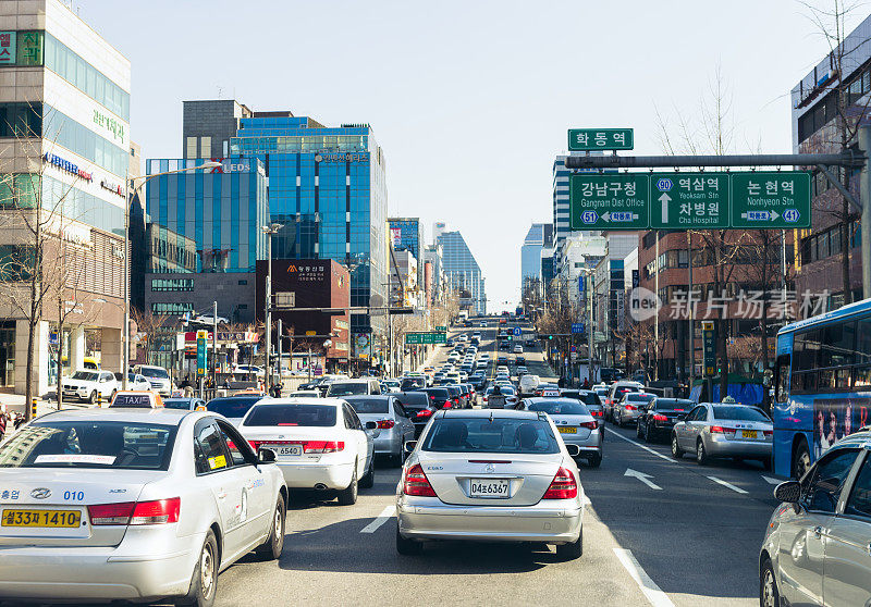 首尔交通拥堵