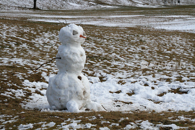 雪人融化