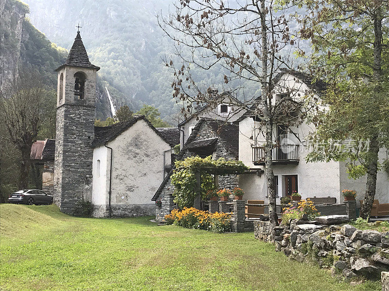 瑞士提基诺·坎顿·瓦莱玛·托尔托村