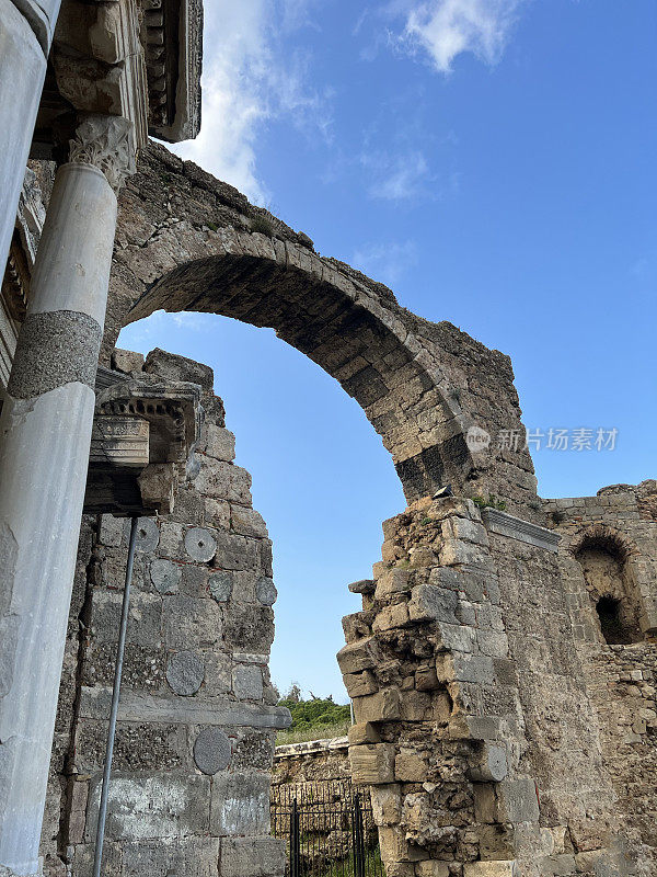 塞德是土耳其一座古城的废墟