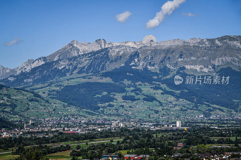 列支敦士登瓦杜兹山景