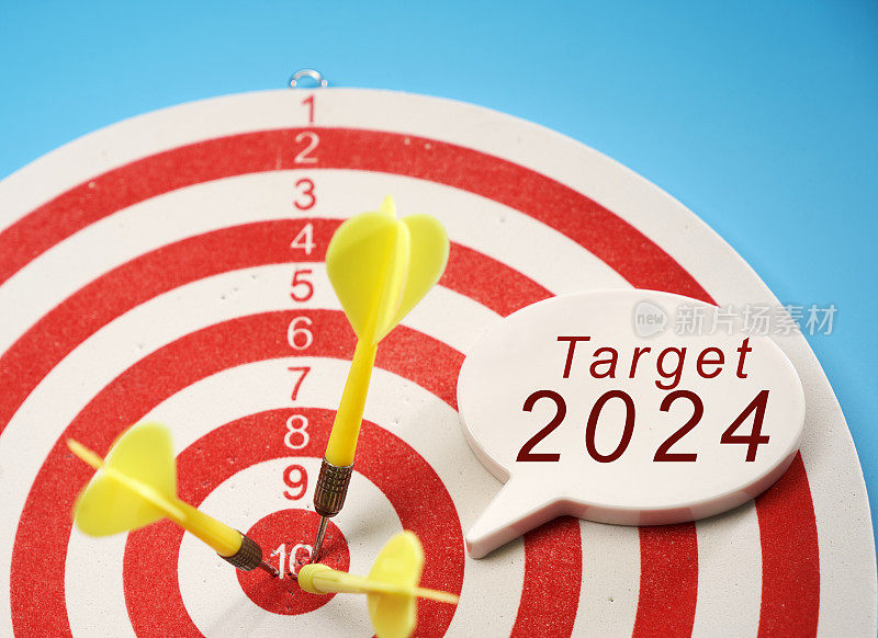 2024目标概念与靶和镖箭