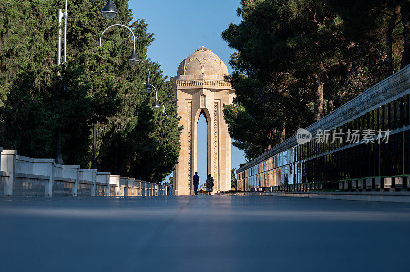Shahidlar纪念碑，烈士巷，巴库，阿塞拜疆