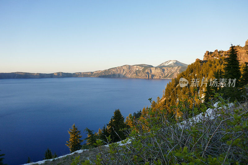 火山口湖国家公园，美国俄勒冈州